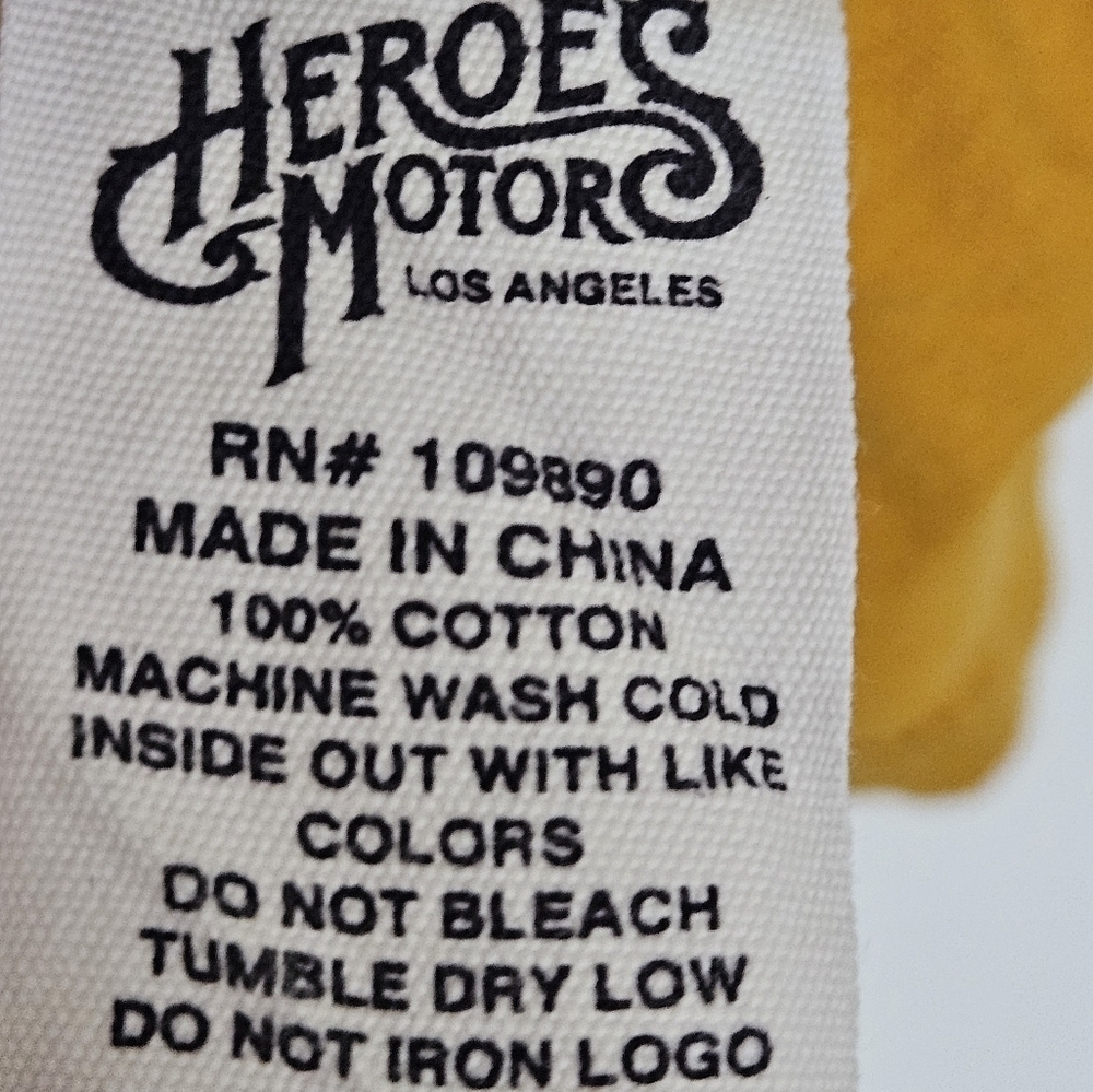 Heroes Motors California T- Shirt Size Medium EUC - Picture 5 of 6